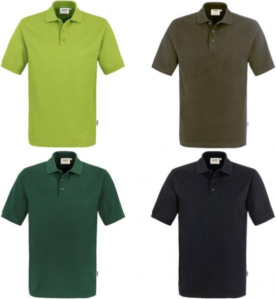 Polo Shirt mit Weimaraner-Druck